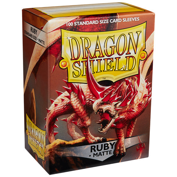 Dragon Shield - Matte Standard Size Sleeves Ruby