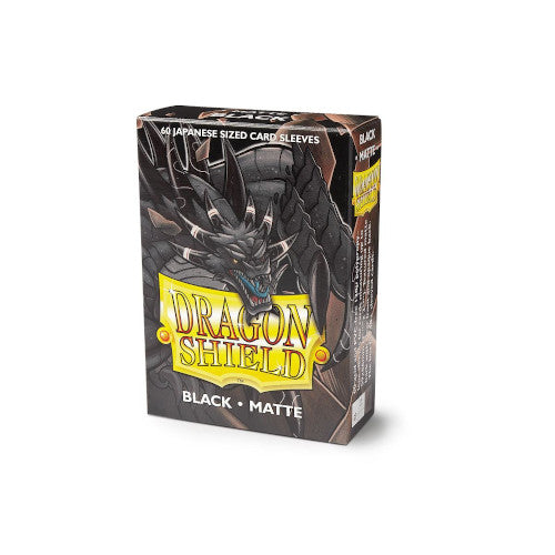 Dragon Shield - Matte Japanese Size Sleeves Black
