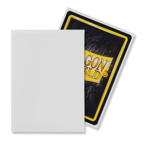 Dragon Shield - Matte Standard Size Sleeves White