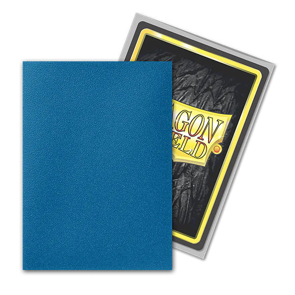 Dragon Shield - Dual Matte Standard Size Sleeves Anniversary Special Cobalt & Silver
