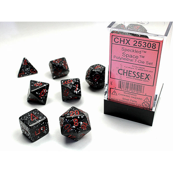 Chessex - Speckled Polyhedral 7 Dice Set Space