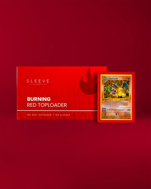 Sleevechief - Color Toploader Burning Red (100)