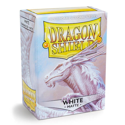 Dragon Shield - Matte Standard Size Sleeves White