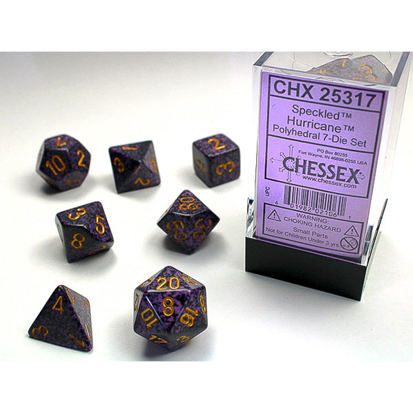 Chessex - Speckled Polyhedral 7 Dice Set Hurricane